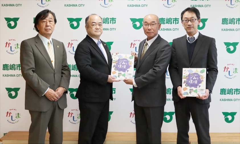 Book donation ceremony