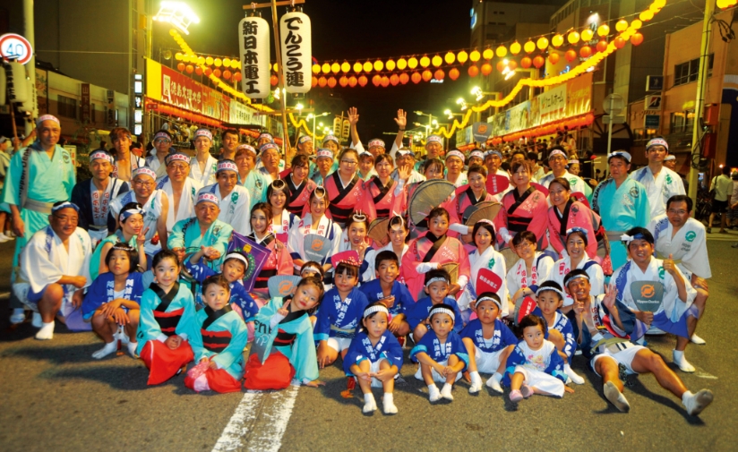 Participating in the Awa Odori Festival