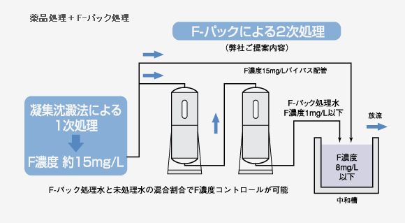 薬品処理 + Fパック処理